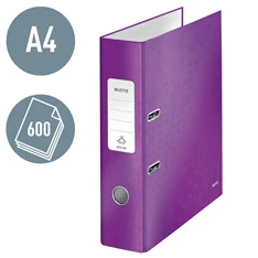 Leitz 180 fok Wow 8cm lila iratrendező Leitz 180 fok Wow 8cm lila iratrendező