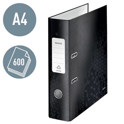 Leitz 180 fok Wow A4 8cm fekete iratrendező Leitz 180 fok Wow A4 8cm fekete iratrendező