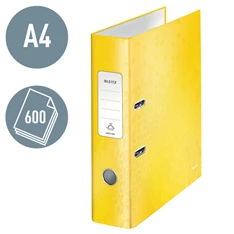 Leitz 180 fok Wow A4 8cm sárga iratrendező Leitz 180 fok Wow A4 8cm sárga iratrendező