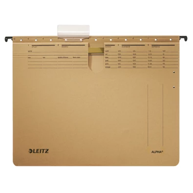 Leitz Alpha A4 lefűzős 25db/cs natúr függőmappa Leitz Alpha A4 lefűzős 25db/cs natúr függőmappa