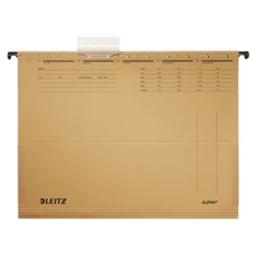 Leitz Alpha A4 oldalt zárt 25db/cs natúr függőmappa Leitz Alpha A4 oldalt zárt 25db/cs natúr függőmappa