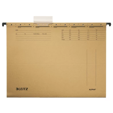 Leitz Alpha A4 standard 25db/cs natúr függőmappa Leitz Alpha A4 standard 25db/cs natúr függőmappa
