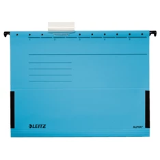 Leitz Alpha A4 oldalt zárt 25db/cs kék függőmappa Leitz Alpha A4 oldalt zárt 25db/cs kék függőmappa