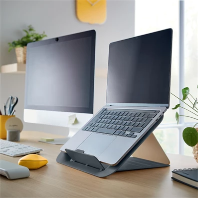 Leitz COSY Ergo 13"-17" bársony szürke laptop állvány Leitz COSY Ergo 13"-17" bársony szürke laptop állvány