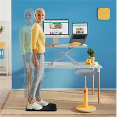 Leitz COSY Ergo 13"-17" bársony szürke laptop állvány Leitz COSY Ergo 13"-17" bársony szürke laptop állvány