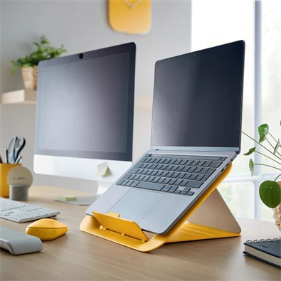 Leitz COSY Ergo 13"-17" meleg sárga laptop állvány Leitz COSY Ergo 13"-17" meleg sárga laptop állvány