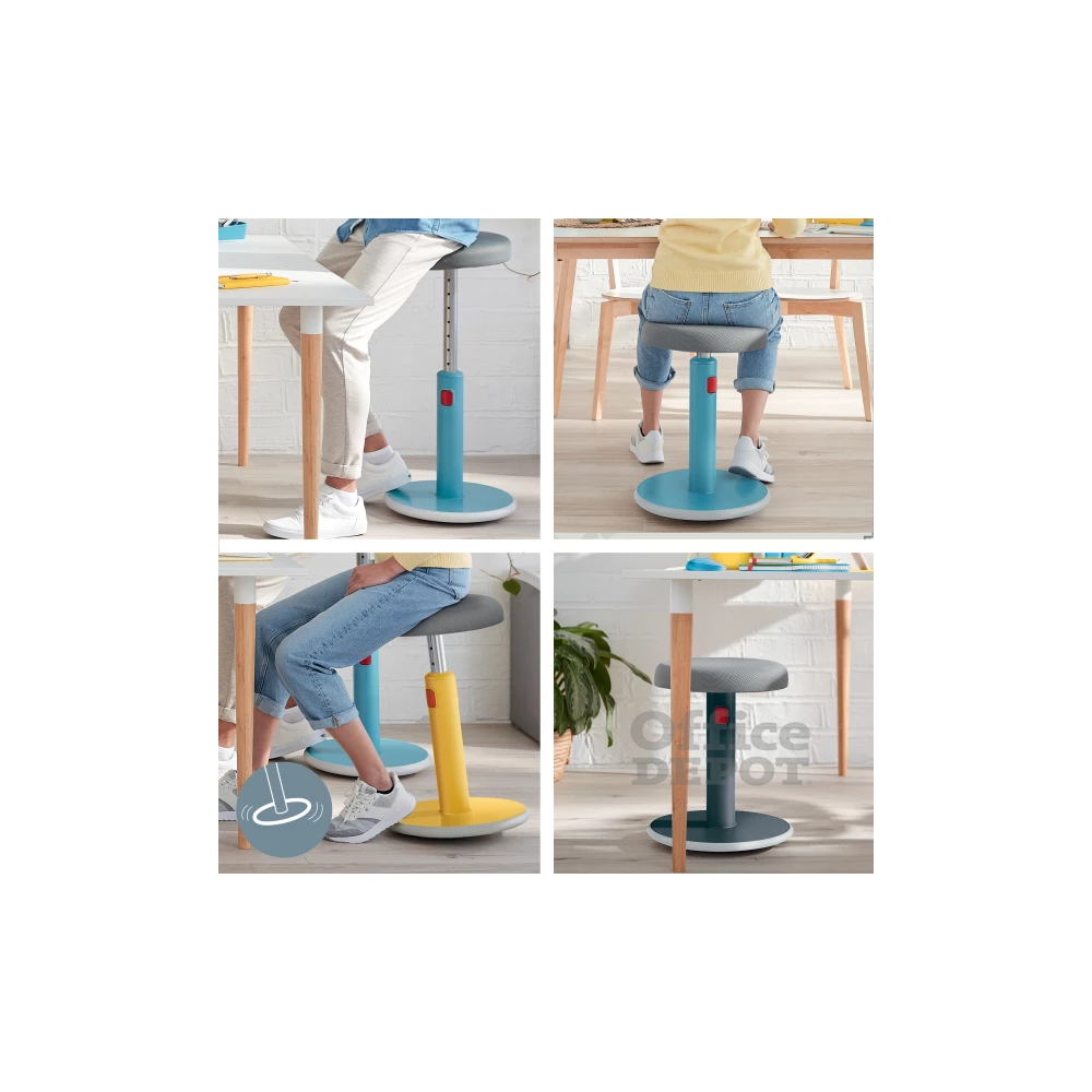 Leitz COSY Ergo Active bársony szürke ergonomikus ülő-álló szék