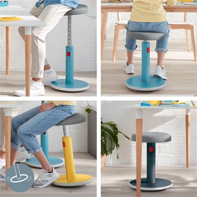Leitz COSY Ergo Active meleg sárga ergonomikus ülő-álló szék Leitz COSY Ergo Active meleg sárga ergonomikus ülő-álló szék