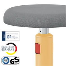 Leitz COSY Ergo Active meleg sárga ergonomikus ülő-álló szék Leitz COSY Ergo Active meleg sárga ergonomikus ülő-álló szék