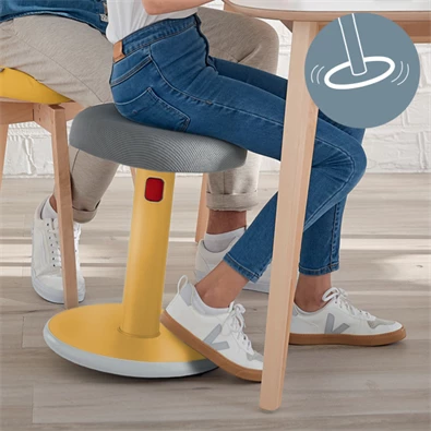 Leitz COSY Ergo Active meleg sárga ergonomikus ülő-álló szék Leitz COSY Ergo Active meleg sárga ergonomikus ülő-álló szék