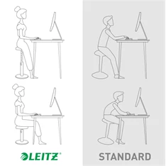 Leitz COSY Ergo Active meleg sárga ergonomikus ülő-álló szék Leitz COSY Ergo Active meleg sárga ergonomikus ülő-álló szék