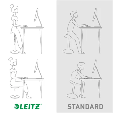 Leitz COSY Ergo Active meleg sárga ergonomikus ülő-álló szék Leitz COSY Ergo Active meleg sárga ergonomikus ülő-álló szék