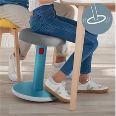 Leitz COSY Ergo Active nyugodt kék ergonomikus ülő-álló szék Leitz COSY Ergo Active nyugodt kék ergonomikus ülő-álló szék