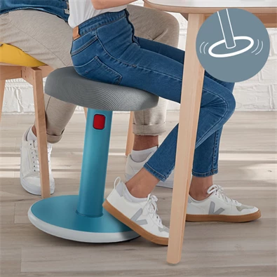 Leitz COSY Ergo Active nyugodt kék ergonomikus ülő-álló szék Leitz COSY Ergo Active nyugodt kék ergonomikus ülő-álló szék
