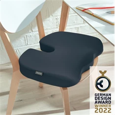 Leitz COSY Ergo bársony szürke ortopédiai ülőpárna