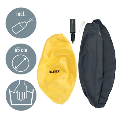 Leitz COSY Ergo bársony szürke ülőlabda