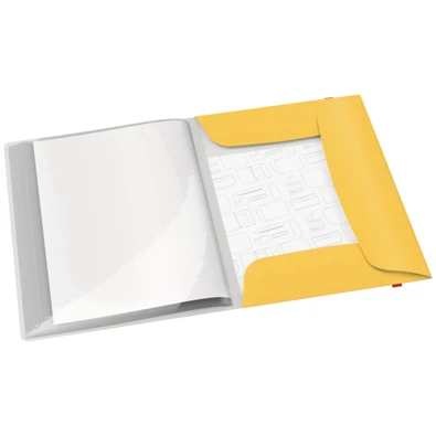 Leitz COSY PP meleg sárga pólyás iratvédő mappa Leitz COSY PP meleg sárga pólyás iratvédő mappa