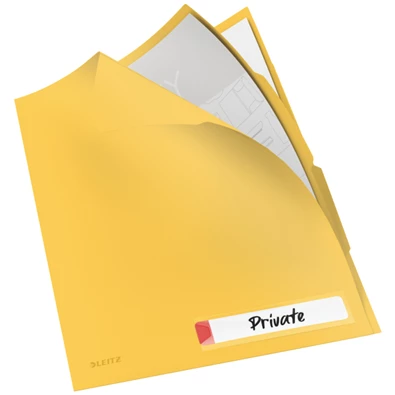 Leitz COSY Privacy A4 PP meleg sárga rendszerező genotherm Leitz COSY Privacy A4 PP meleg sárga rendszerező genotherm
