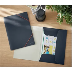 Leitz COSY Soft touch A4 bársony szürke gumis karton mappa Leitz COSY Soft touch A4 bársony szürke gumis karton mappa