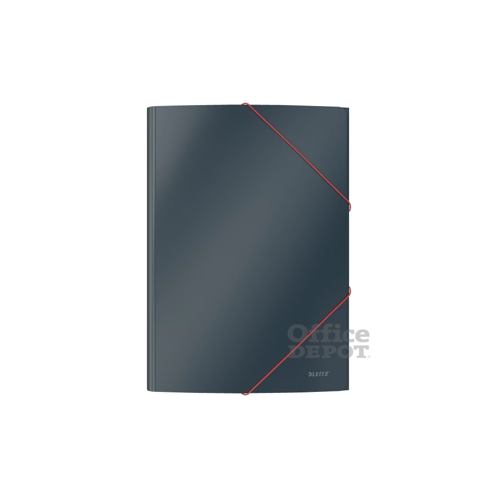 Leitz COSY Soft touch A4 bársony szürke gumis karton mappa