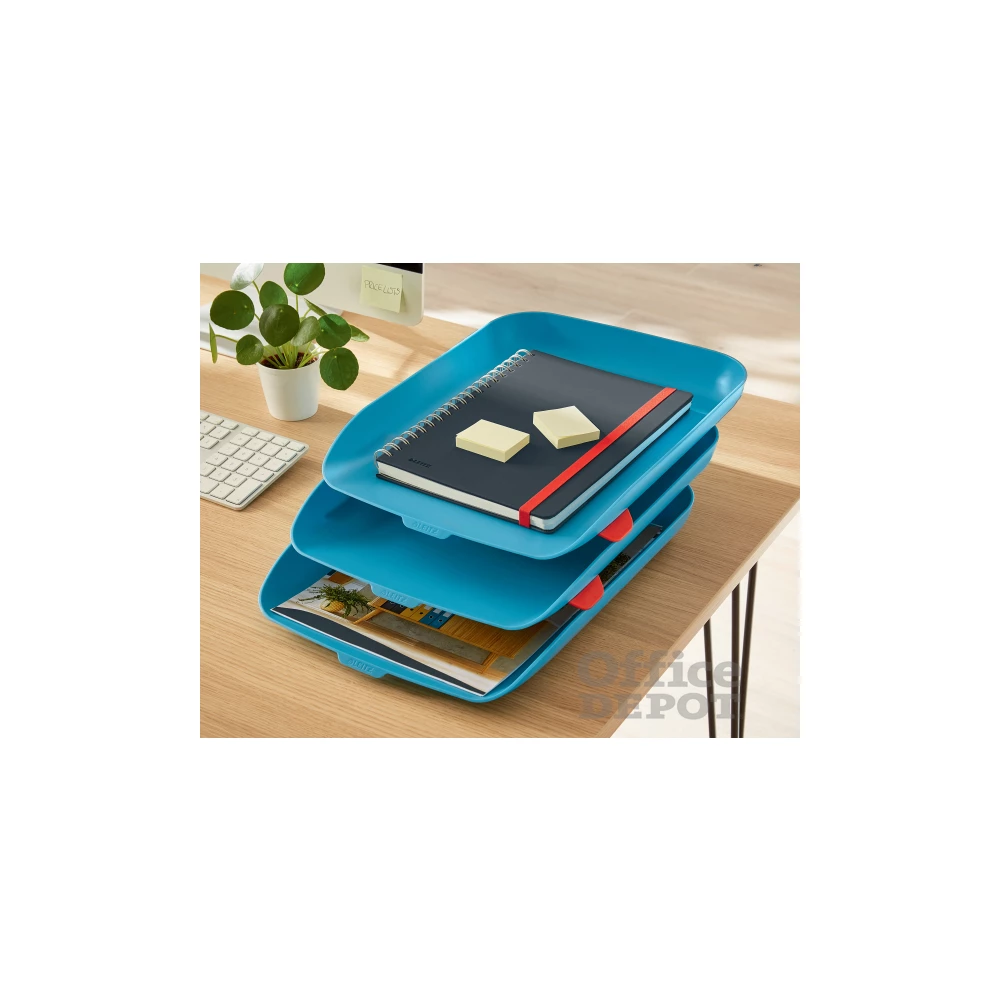 Leitz COSY Soft touch B5 bársony szürke vonalas spirálfüzet