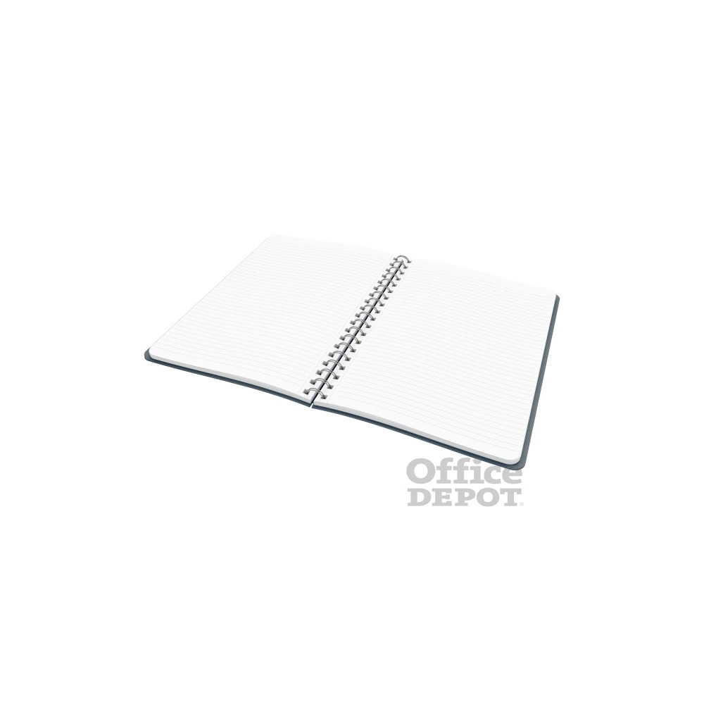 Leitz COSY Soft touch B5 bársony szürke vonalas spirálfüzet