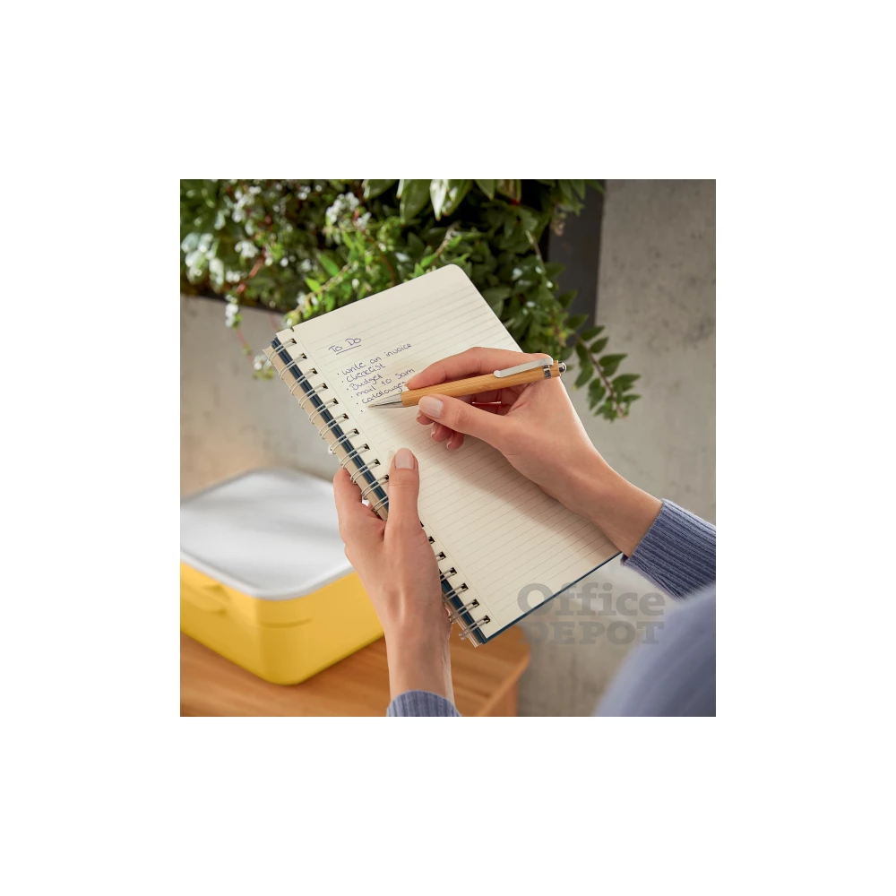 Leitz COSY Soft touch B5 bársony szürke vonalas spirálfüzet