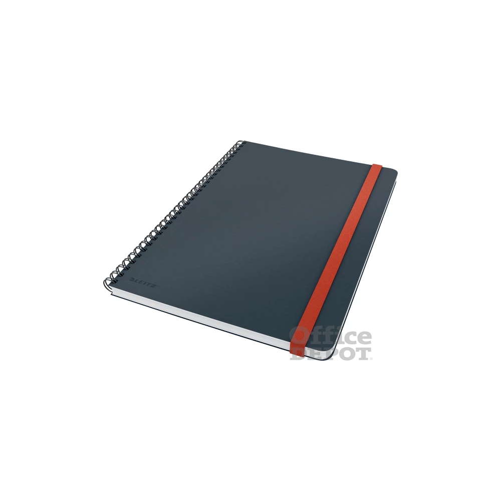 Leitz COSY Soft touch B5 bársony szürke vonalas spirálfüzet