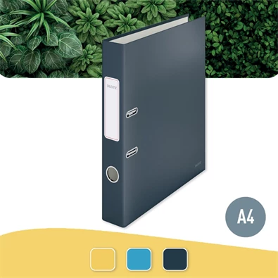 Leitz COSY Soft touch karton 180° keskeny bársony szürke iratrendező Leitz COSY Soft touch karton 180° keskeny bársony szürke iratrendező
