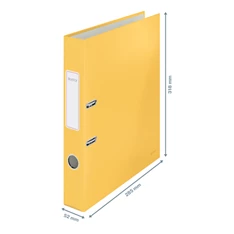 Leitz COSY Soft touch karton 180° keskeny meleg sárga iratrendező Leitz COSY Soft touch karton 180° keskeny meleg sárga iratrendező