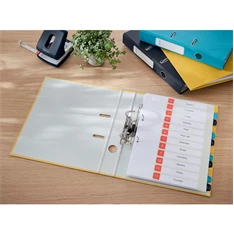 Leitz COSY Soft touch karton 180° keskeny meleg sárga iratrendező Leitz COSY Soft touch karton 180° keskeny meleg sárga iratrendező