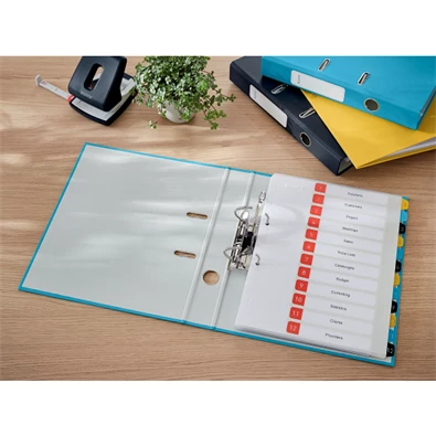 Leitz COSY Soft touch karton 180° keskeny nyugodt kék iratrendező Leitz COSY Soft touch karton 180° keskeny nyugodt kék iratrendező