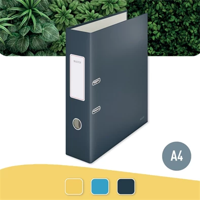 Leitz COSY Soft touch karton 180° széles bársony szürke iratrendező Leitz COSY Soft touch karton 180° széles bársony szürke iratrendező
