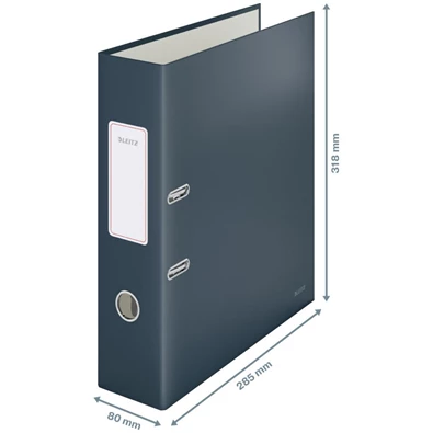 Leitz COSY Soft touch karton 180° széles bársony szürke iratrendező Leitz COSY Soft touch karton 180° széles bársony szürke iratrendező