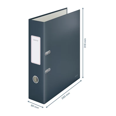 Leitz COSY Soft touch karton 180° széles bársony szürke iratrendező Leitz COSY Soft touch karton 180° széles bársony szürke iratrendező