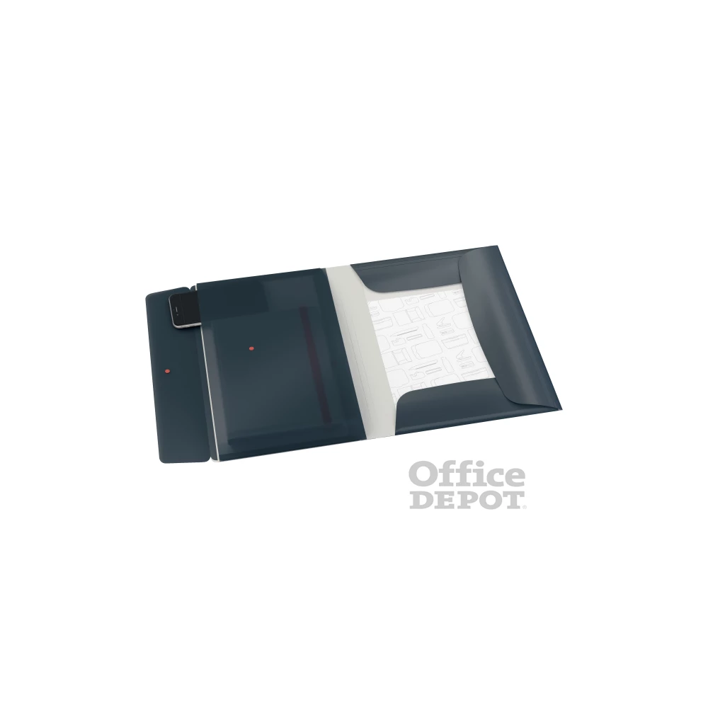 Leitz COSY mobil PP bársony szürke extra tasakos gumis mappa