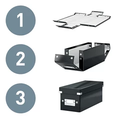 Leitz Click & Store lakkfényű zöld iratpapucs Leitz Click & Store lakkfényű zöld iratpapucs
