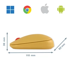 Leitz Cosy meleg sárga vezeték nélküli egér Leitz Cosy meleg sárga vezeték nélküli egér
