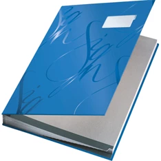 Leitz Design 18 részes kék aláírókönyv Leitz Design 18 részes kék aláírókönyv