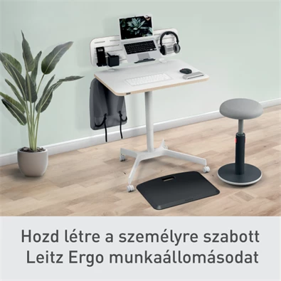 Leitz Ergo kisméretű fehér ülő-álló asztal Leitz Ergo kisméretű fehér ülő-álló asztal