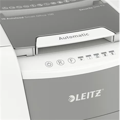 Leitz IQ AutoFeed SmallOffice 100 P4 Pro automata iratmegsemmisítő Leitz IQ AutoFeed SmallOffice 100 P4 Pro automata iratmegsemmisítő