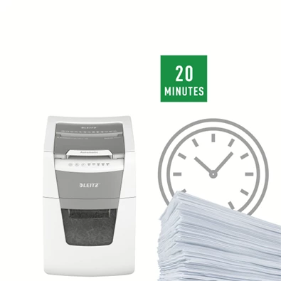 Leitz IQ AutoFeed SmallOffice 100 P4 Pro automata iratmegsemmisítő Leitz IQ AutoFeed SmallOffice 100 P4 Pro automata iratmegsemmisítő
