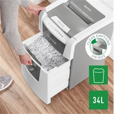 Leitz IQ AutoFeed SmallOffice 100 P4 Pro automata iratmegsemmisítő Leitz IQ AutoFeed SmallOffice 100 P4 Pro automata iratmegsemmisítő