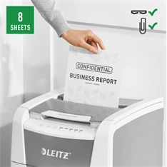 Leitz IQ AutoFeed SmallOffice 100 P4 Pro automata iratmegsemmisítő Leitz IQ AutoFeed SmallOffice 100 P4 Pro automata iratmegsemmisítő