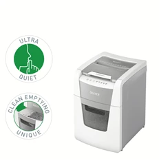 Leitz IQ AutoFeed SmallOffice 100 P4 Pro automata iratmegsemmisítő Leitz IQ AutoFeed SmallOffice 100 P4 Pro automata iratmegsemmisítő