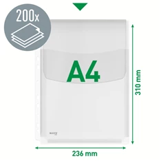Leitz Jumbo A4 lefűzhető füllel 5db/cs genotherm Leitz Jumbo A4 lefűzhető füllel 5db/cs genotherm