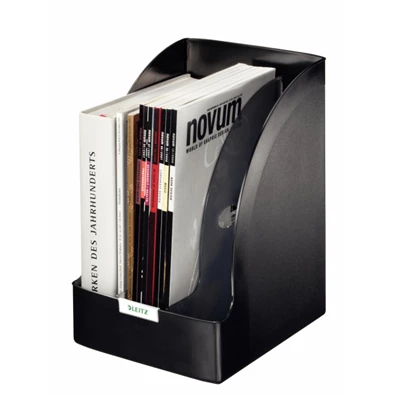 Leitz Jumbo Plus elválasztókkal fekete iratpapucs Leitz Jumbo Plus elválasztókkal fekete iratpapucs