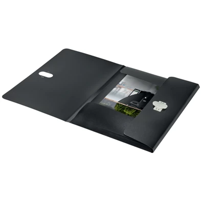 Leitz Recycle A4 PP fekete 3-pólyás mappa Leitz Recycle A4 PP fekete 3-pólyás mappa