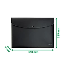 Leitz Recycle A4 PP fekete irattartó tasak Leitz Recycle A4 PP fekete irattartó tasak
