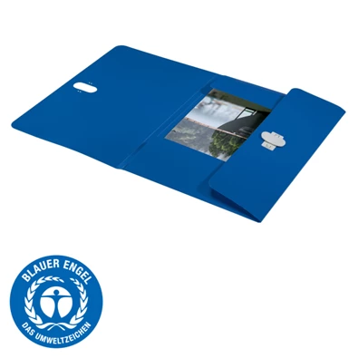 Leitz Recycle A4 PP kék 3-pólyás mappa Leitz Recycle A4 PP kék 3-pólyás mappa